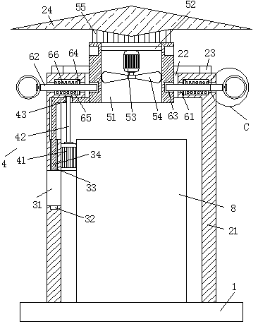 Distributed harbor bank charging device