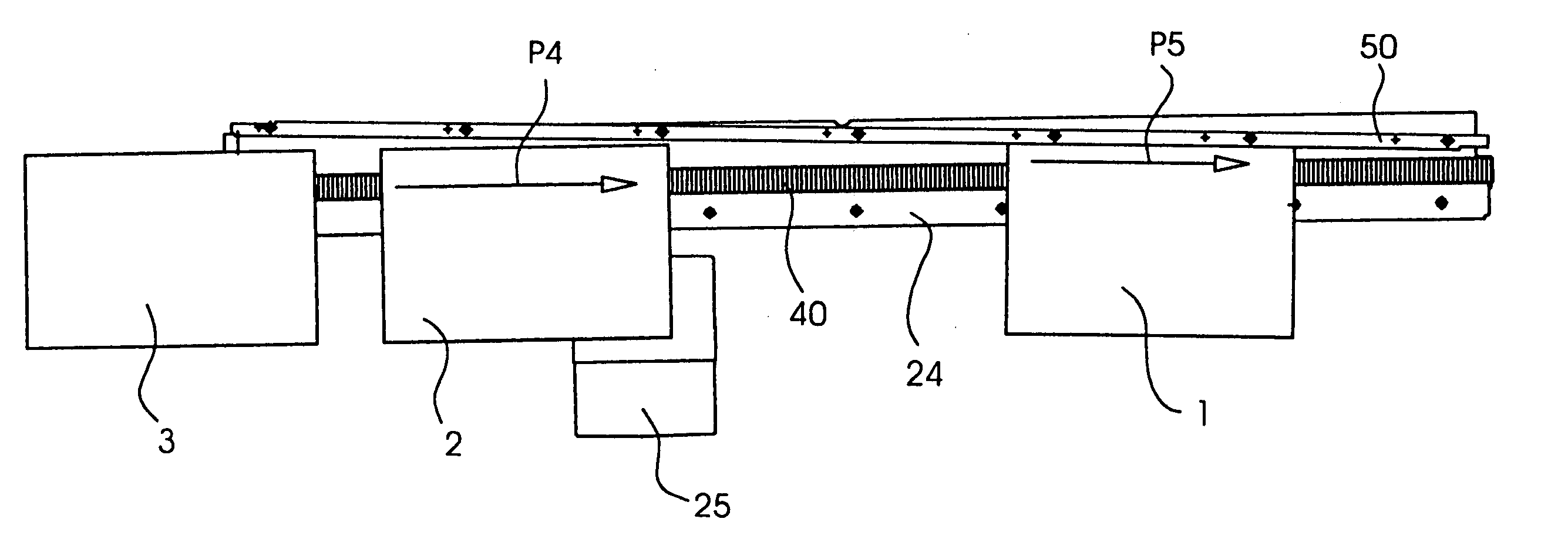 Configuration for the transport and simultaneous alignment of sheets