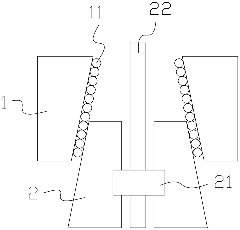 An elevator safety gear structure