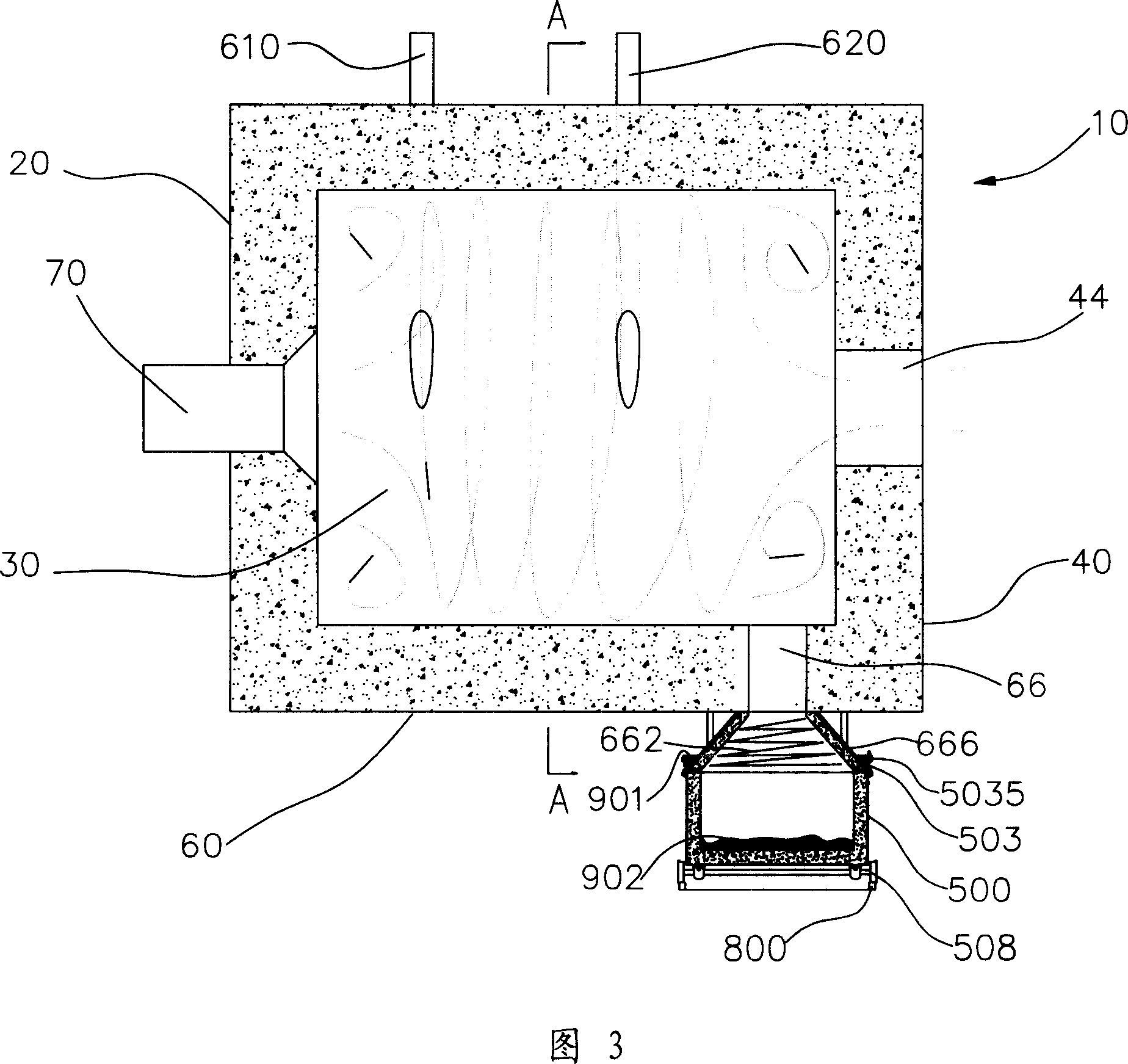 Metallurgical reflecting kiln using the emulsifying coke mertar vortex burning device