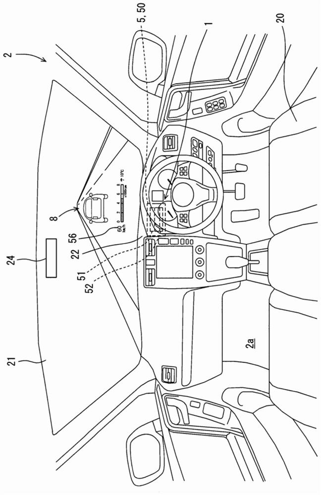 Vehicle display device