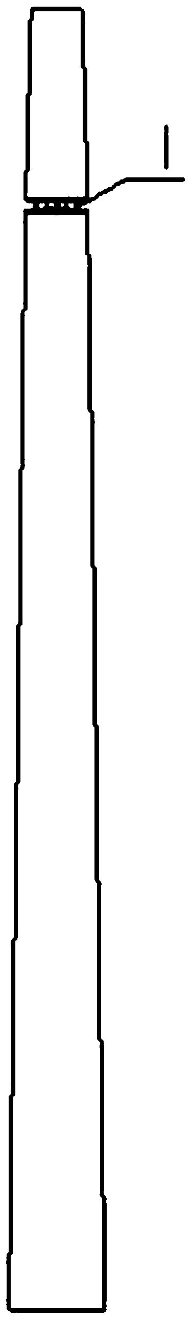 Vibration attenuating device for large part of large offshore wind driven generator tower