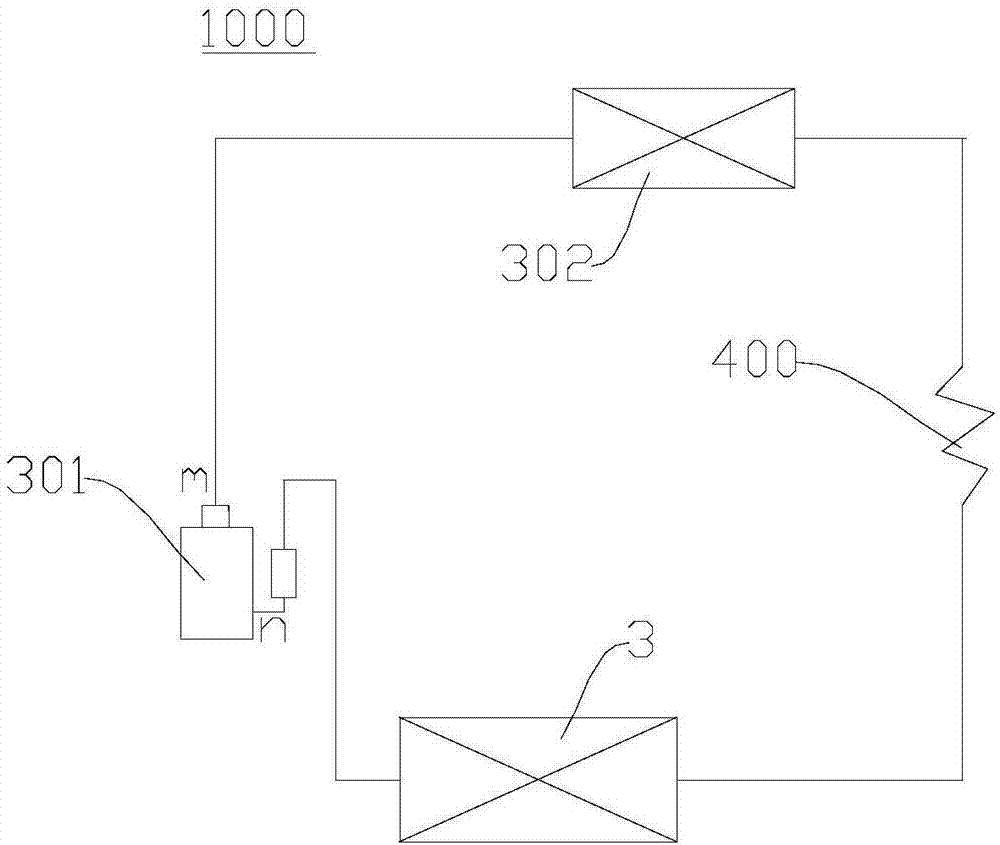 Water machine part for supplying air to indoor room, water machine air conditioner and control method of water machine air conditioner