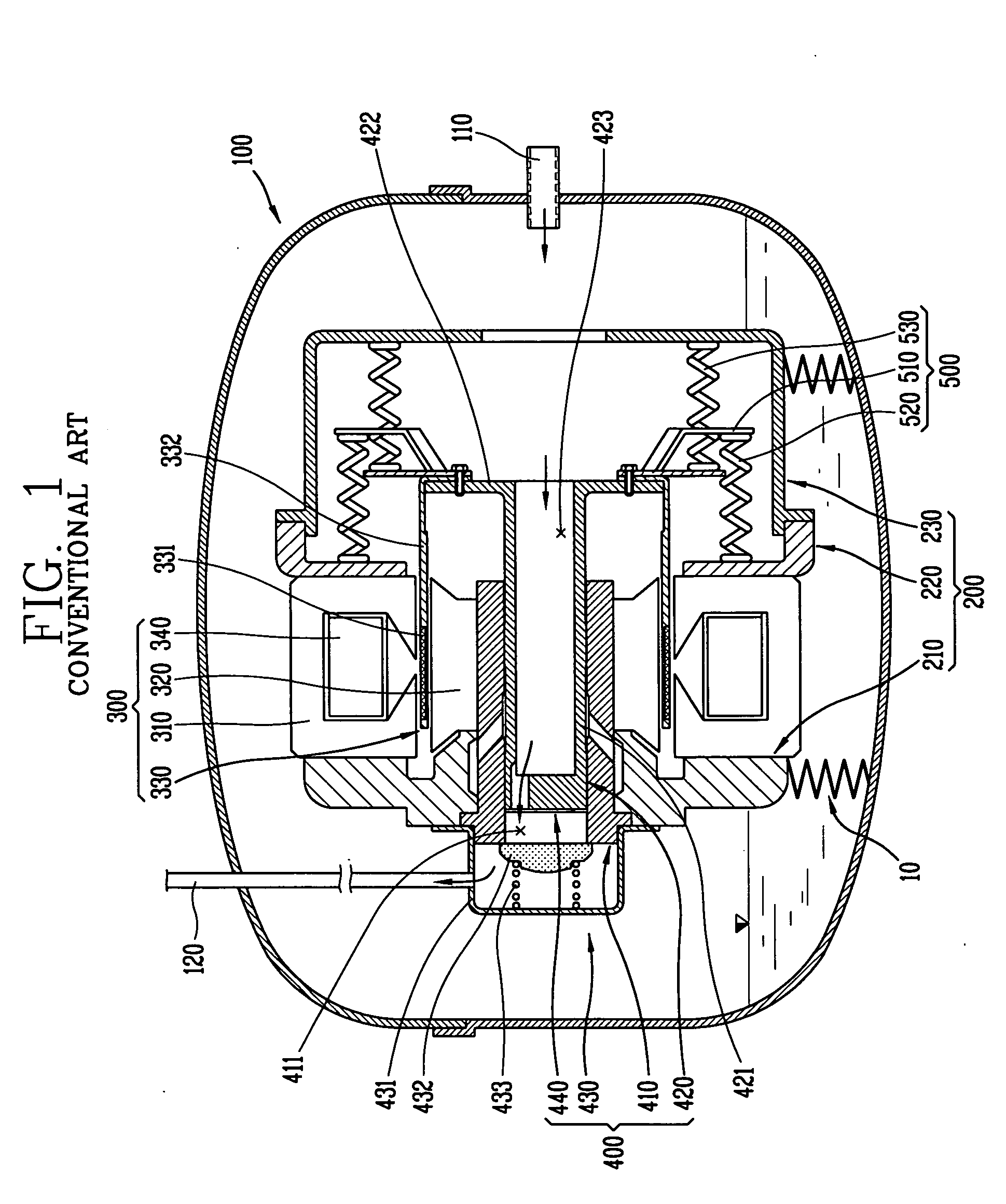 Apparatus for preventing abrasion in reciprocal compressor