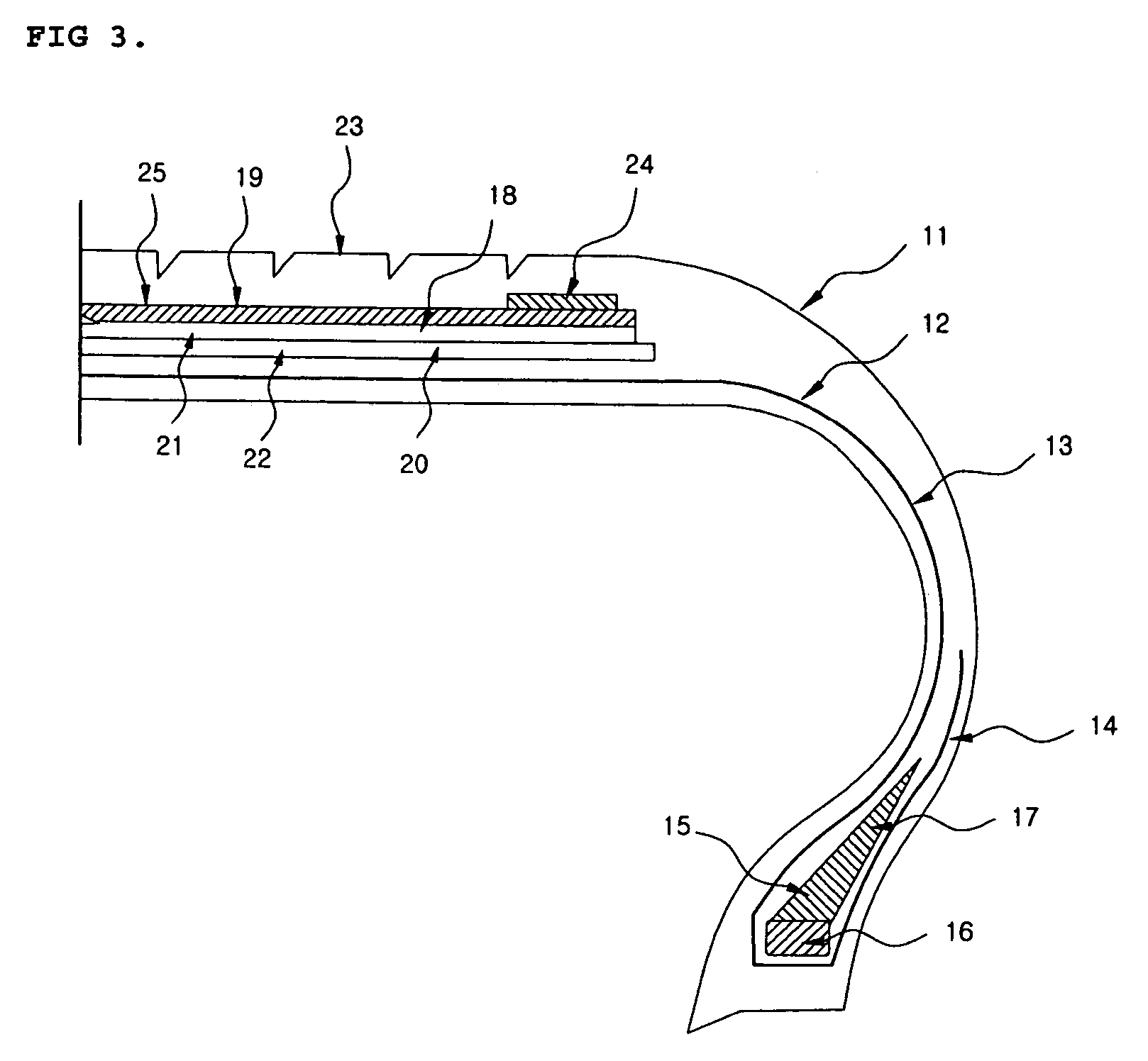 Cellulose dip cord produced from highly homogeneous cellulose solution and tire using the same