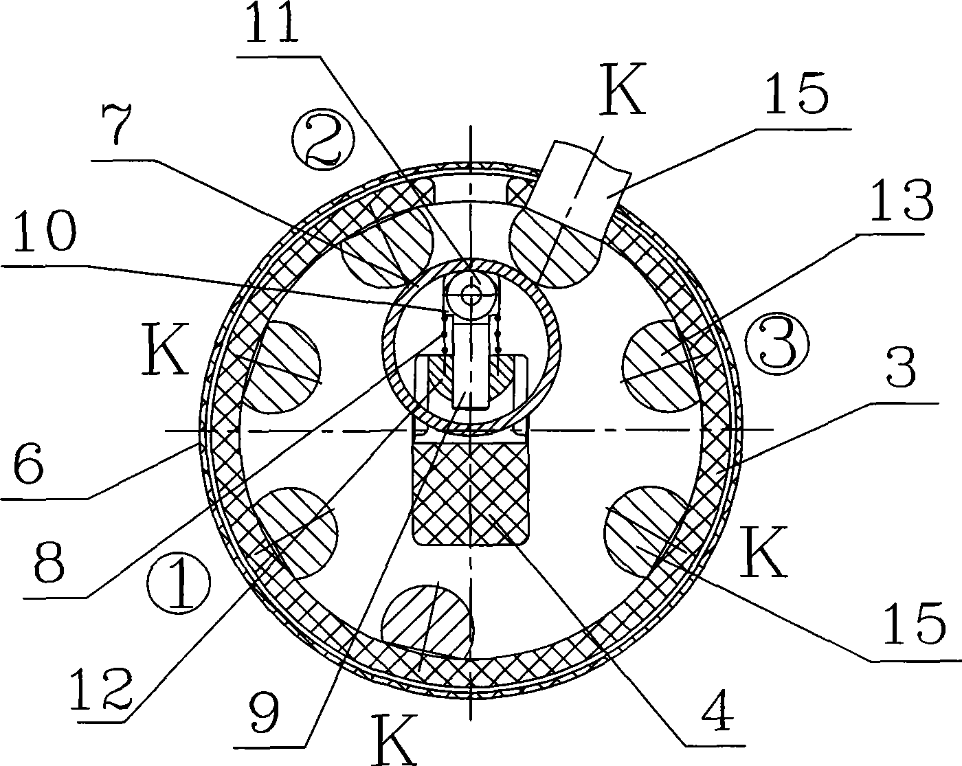 Non-exciting shunting switch for positive and negative voltage regulating