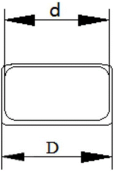 Die-cutting waste discharge device with inner frame die-cutting piece and die-cutting waste discharge method