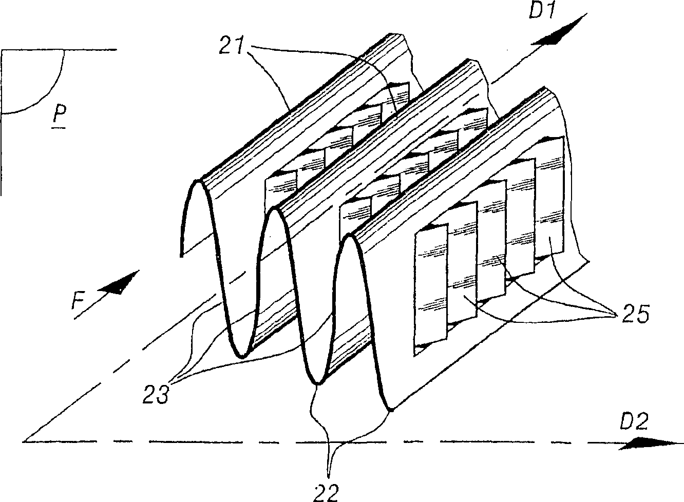 Louvered fins for heat exchanger