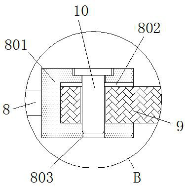 A belt conveyor that facilitates the replacement and angle adjustment of the conveyor belt