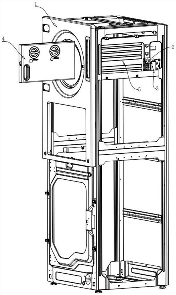 Liquid storage assembly, feeding device with liquid storage assembly and multi-barrel washing machine