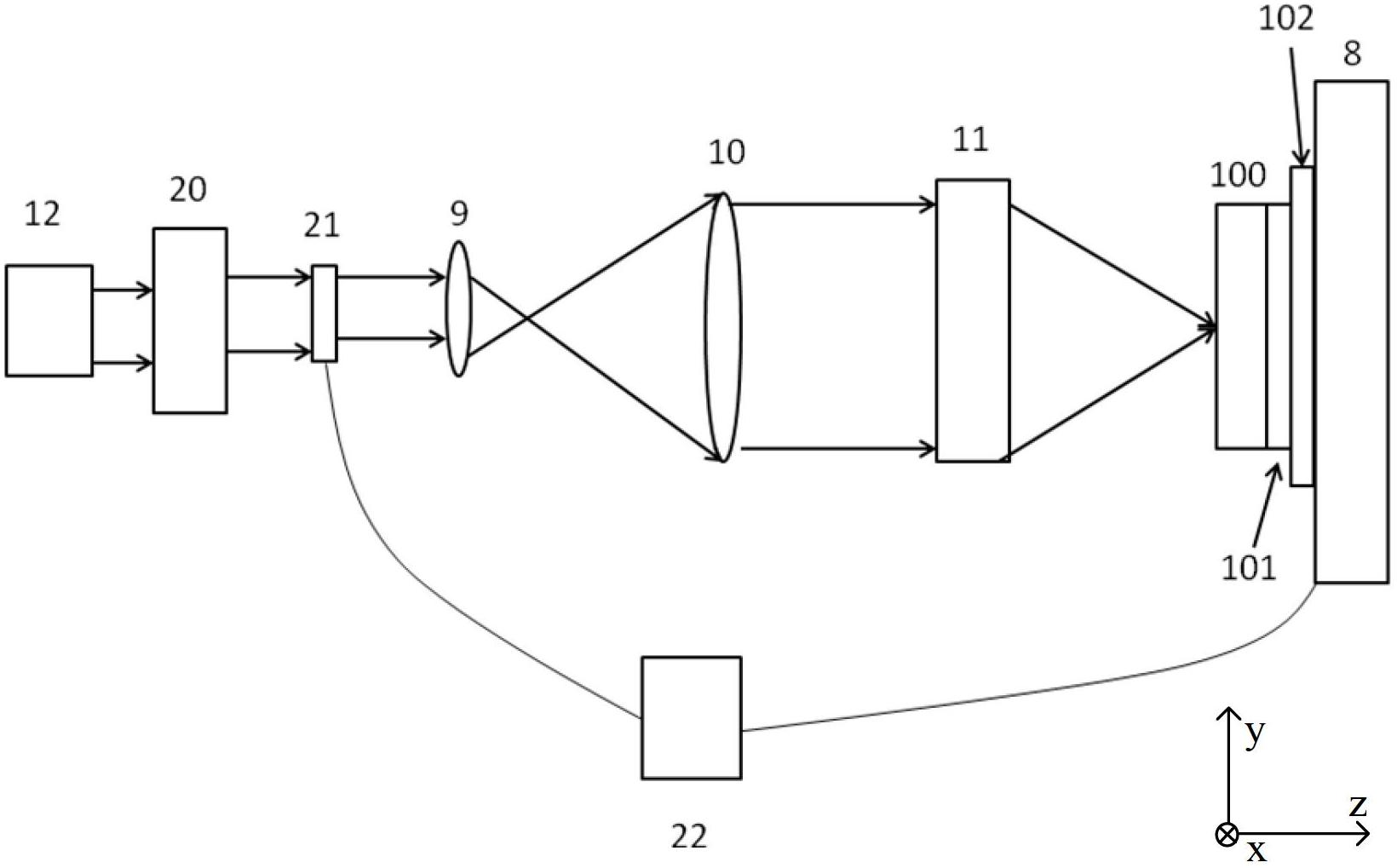 System and method for machining LED (light-emitting diode) substrate by laser