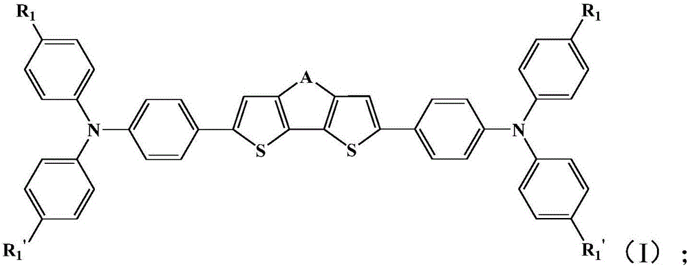 Thiophene compound, preparation method and application thereof and perovskite solar battery