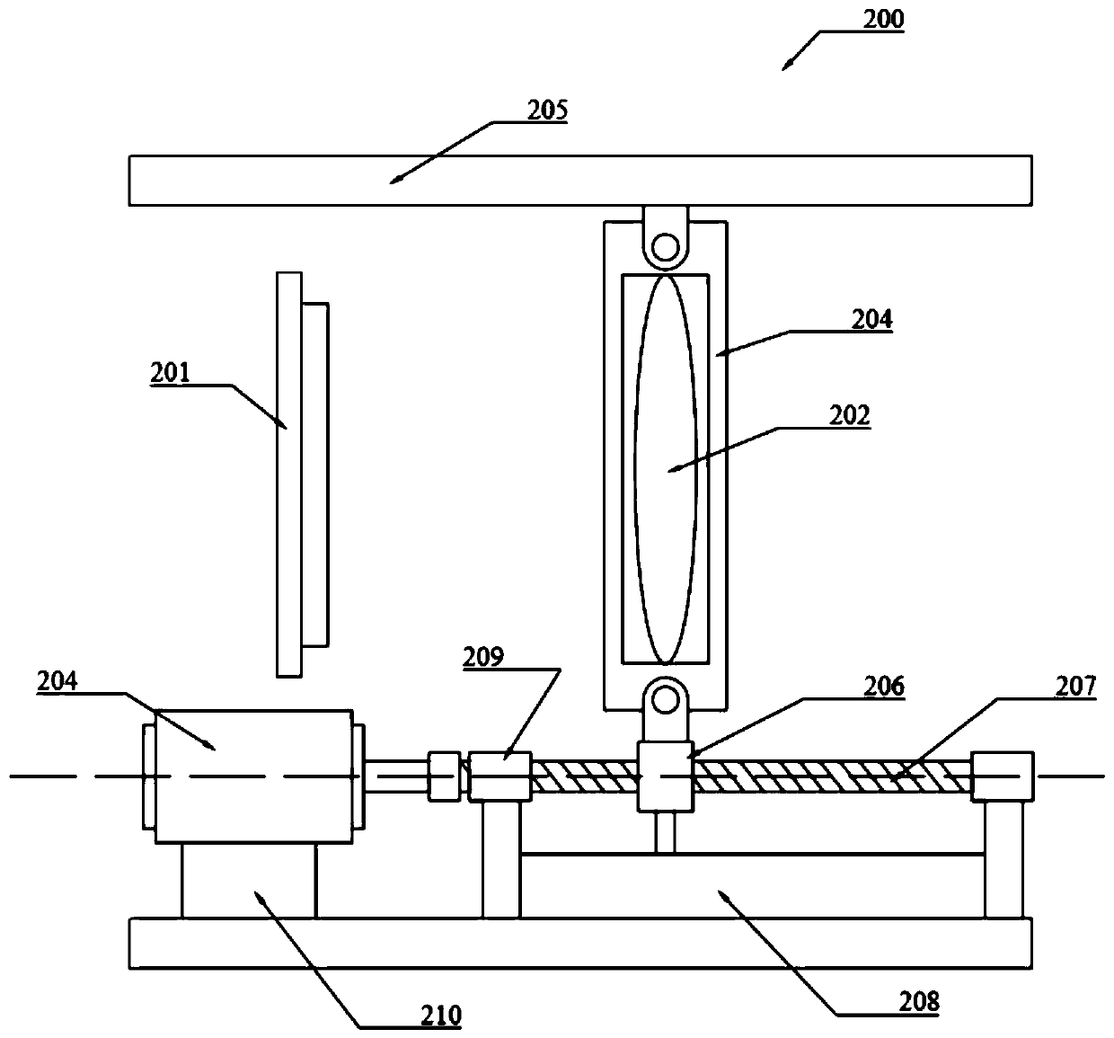 Iris detection method of door lock device