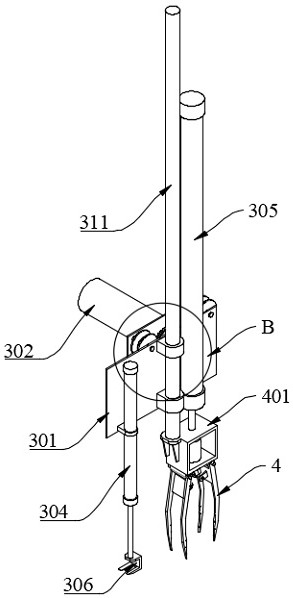 Grabbing device for vegetable pickling