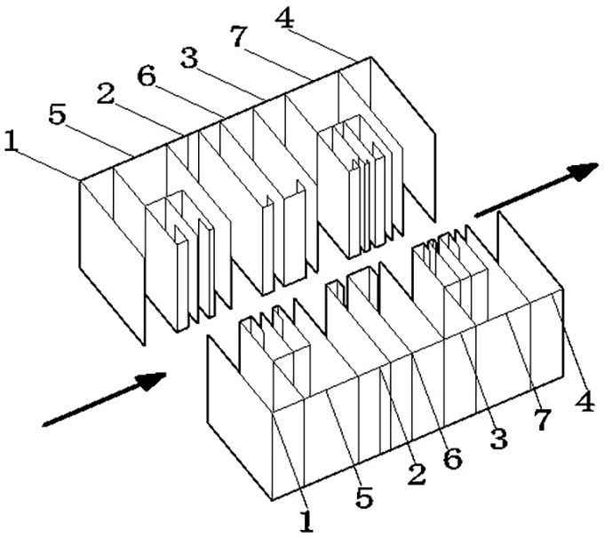 Silencing device for reducing noise