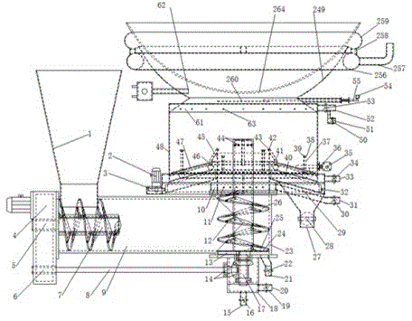 Cooking range flue gas collecting device and biomass combustion furnace