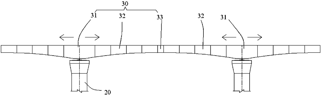 Settlement monitoring method for cantilever casting construction