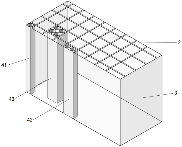 Flue purification device modular layout method