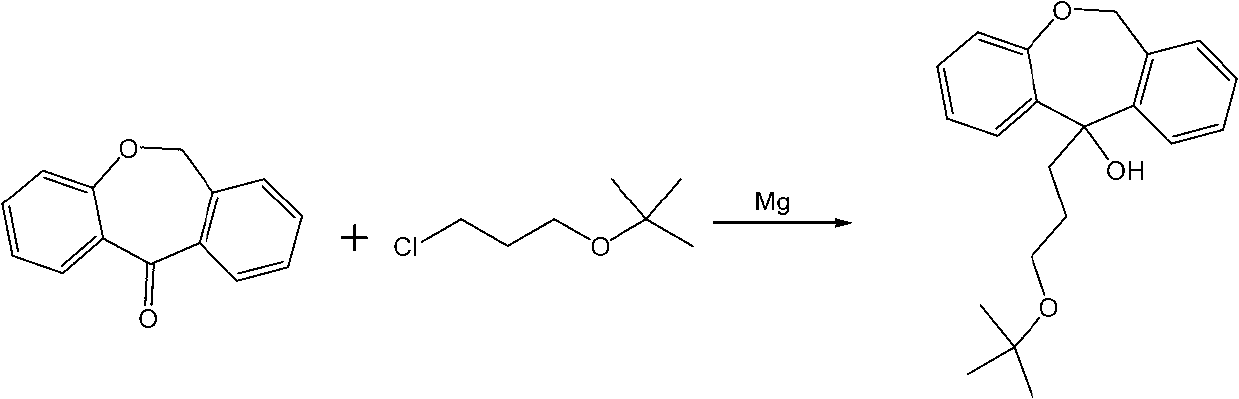 Method for synthesizing doxepin hydrochloride