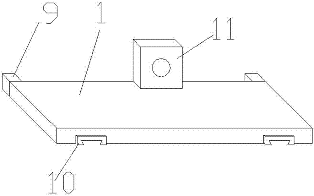 Mechanical gear machining device and using method thereof