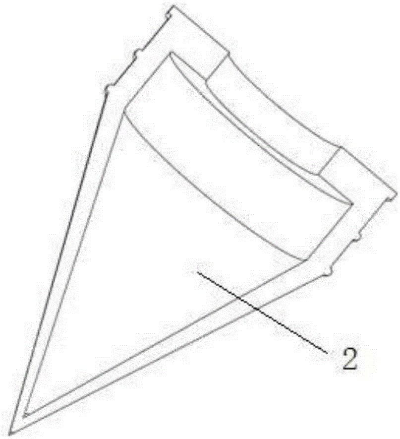 Spray nozzle with double flow channels