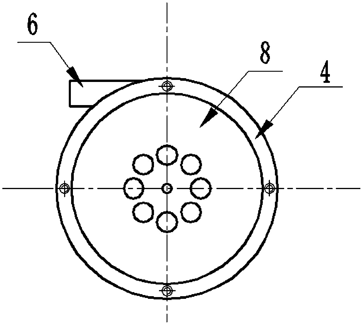 A Tesla turbine radiator for a computer water cooling system