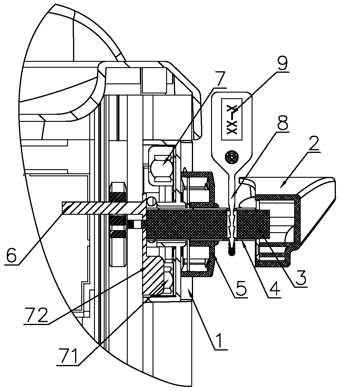 Disposable drawer lock structure for storing and taking medicines