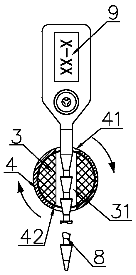 Disposable drawer lock structure for storing and taking medicines