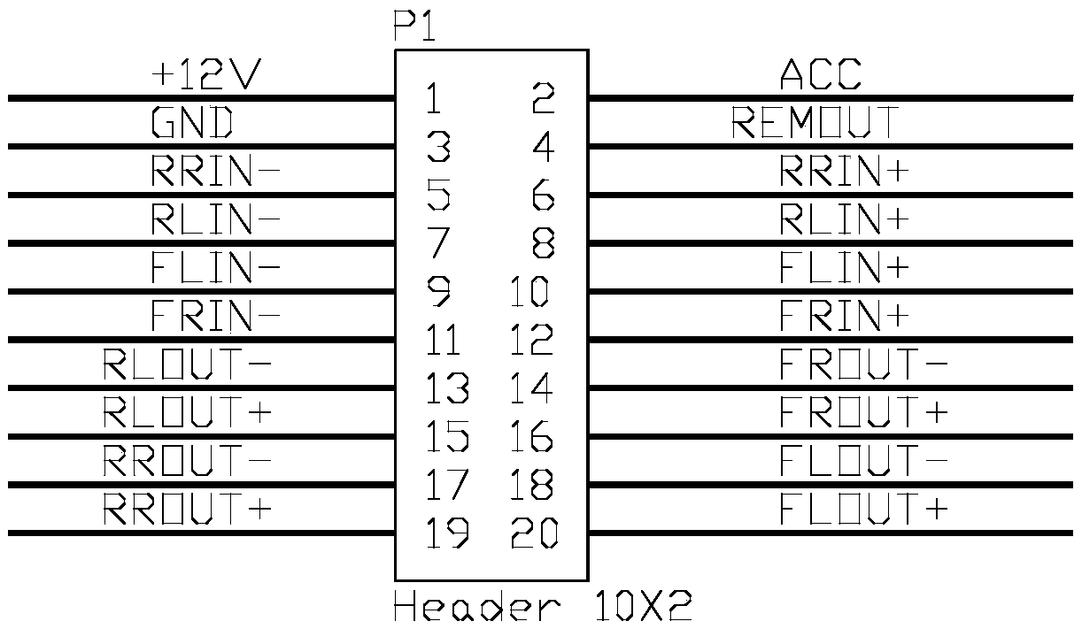 Vehicle-mounted audio system and audio line switching circuit