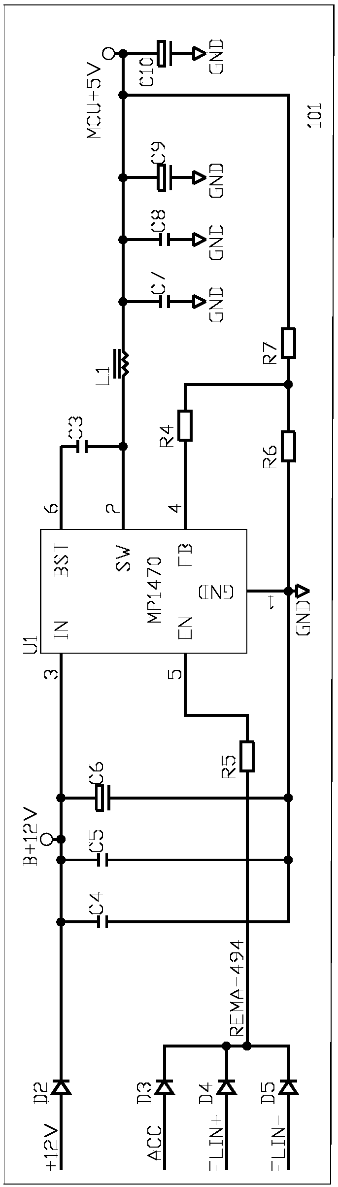 Vehicle-mounted audio system and audio line switching circuit