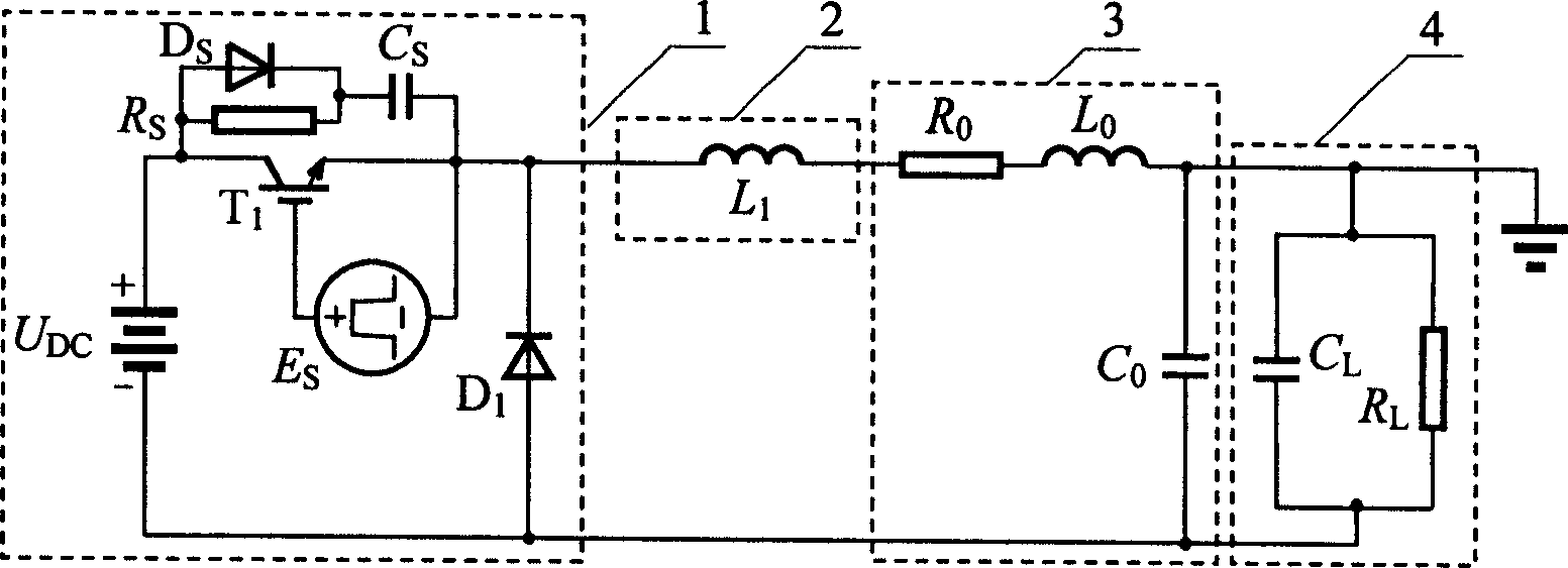 Method for realizing matchment between pulse power supply and plasma loading