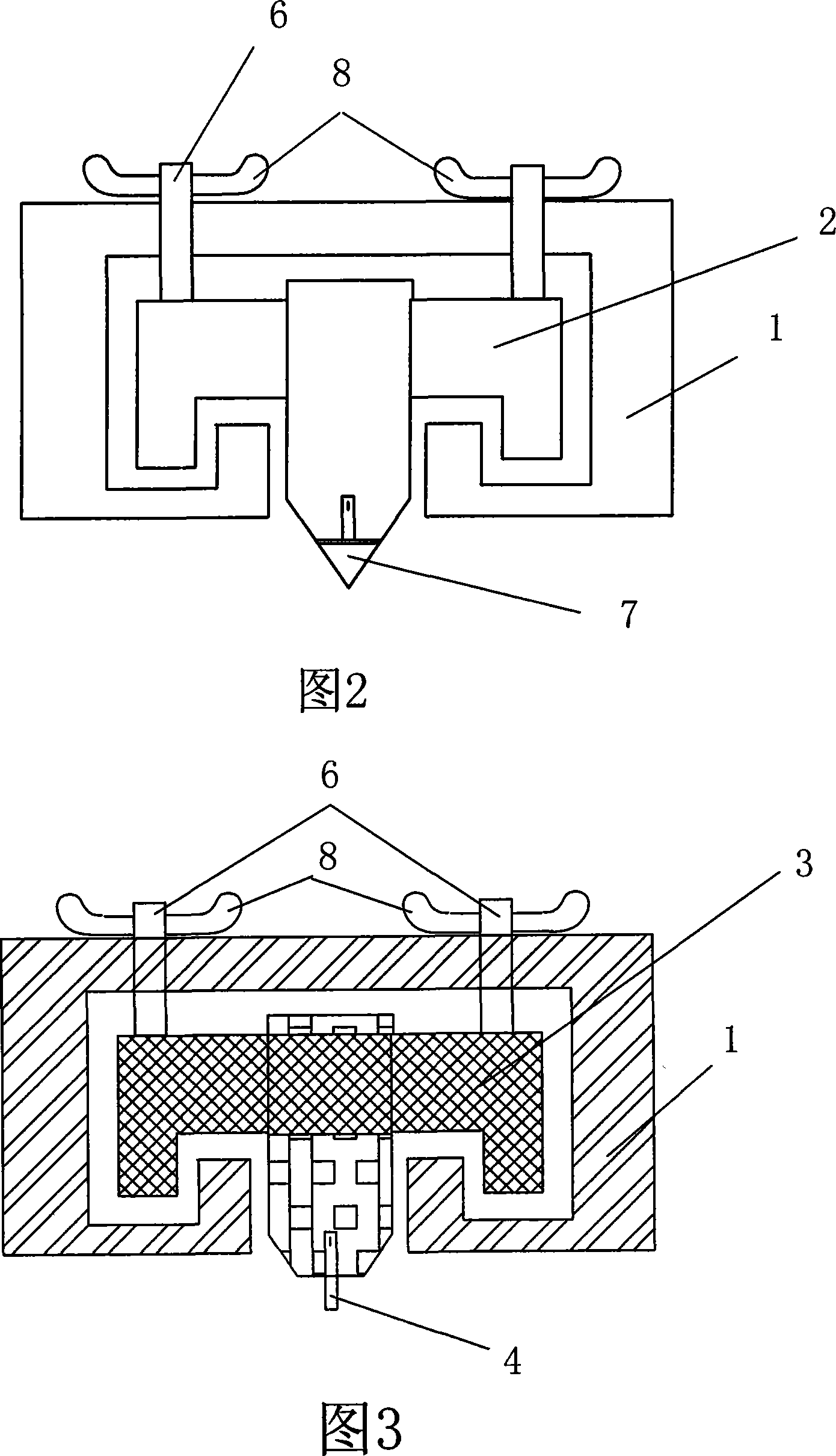 Inner rail gauge for scribing large diameter circular arc