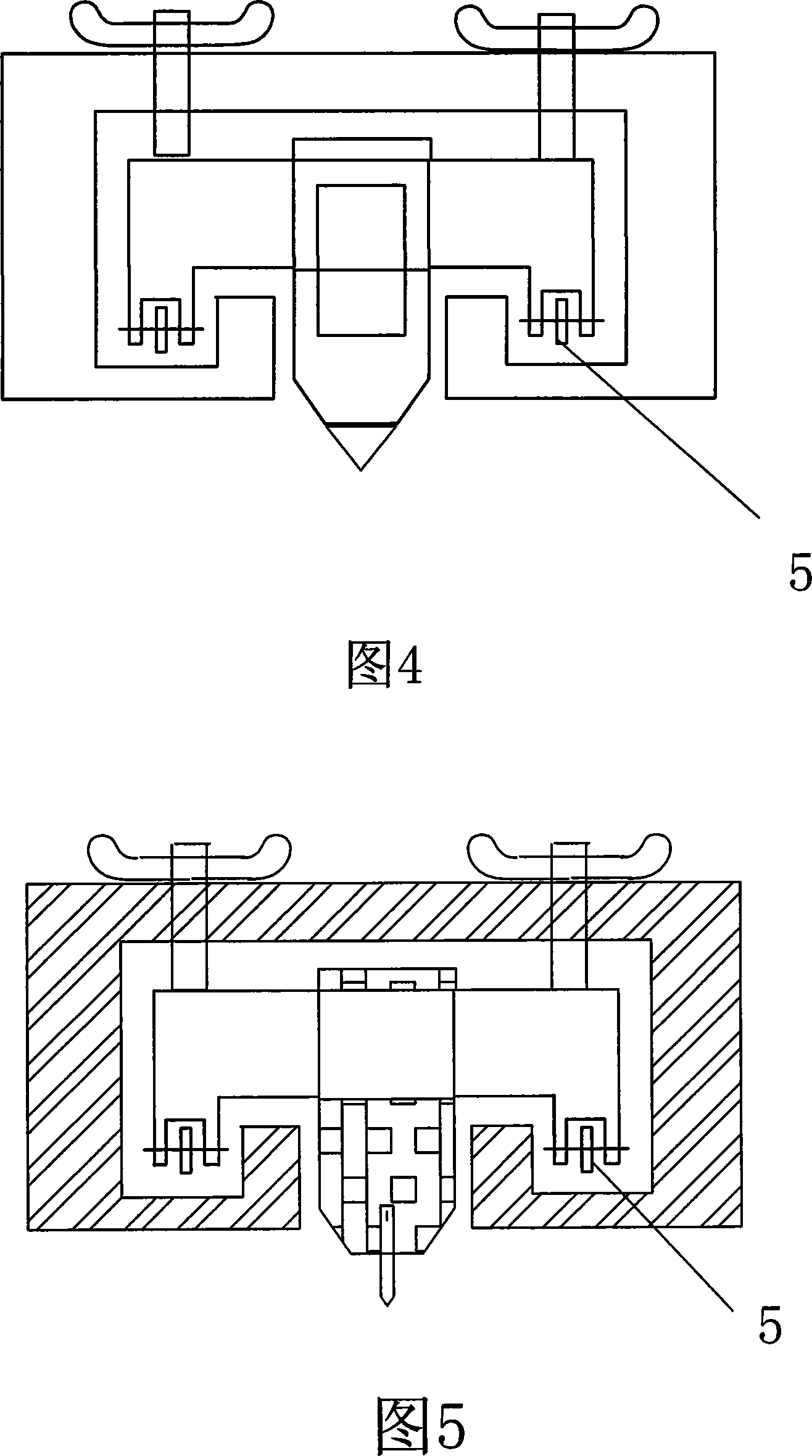 Inner rail gauge for scribing large diameter circular arc