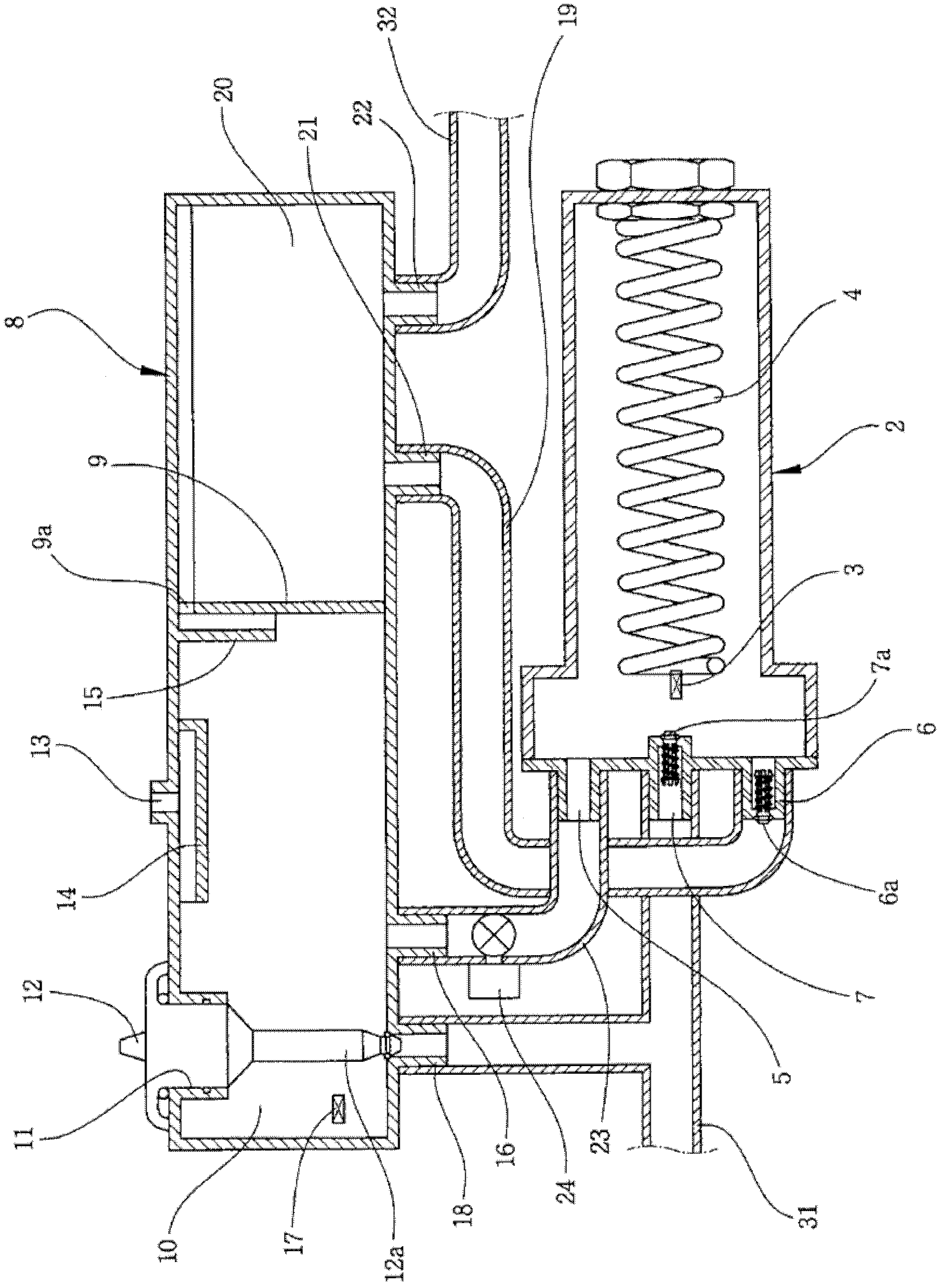 Hot-water boiler for a hot-water mat