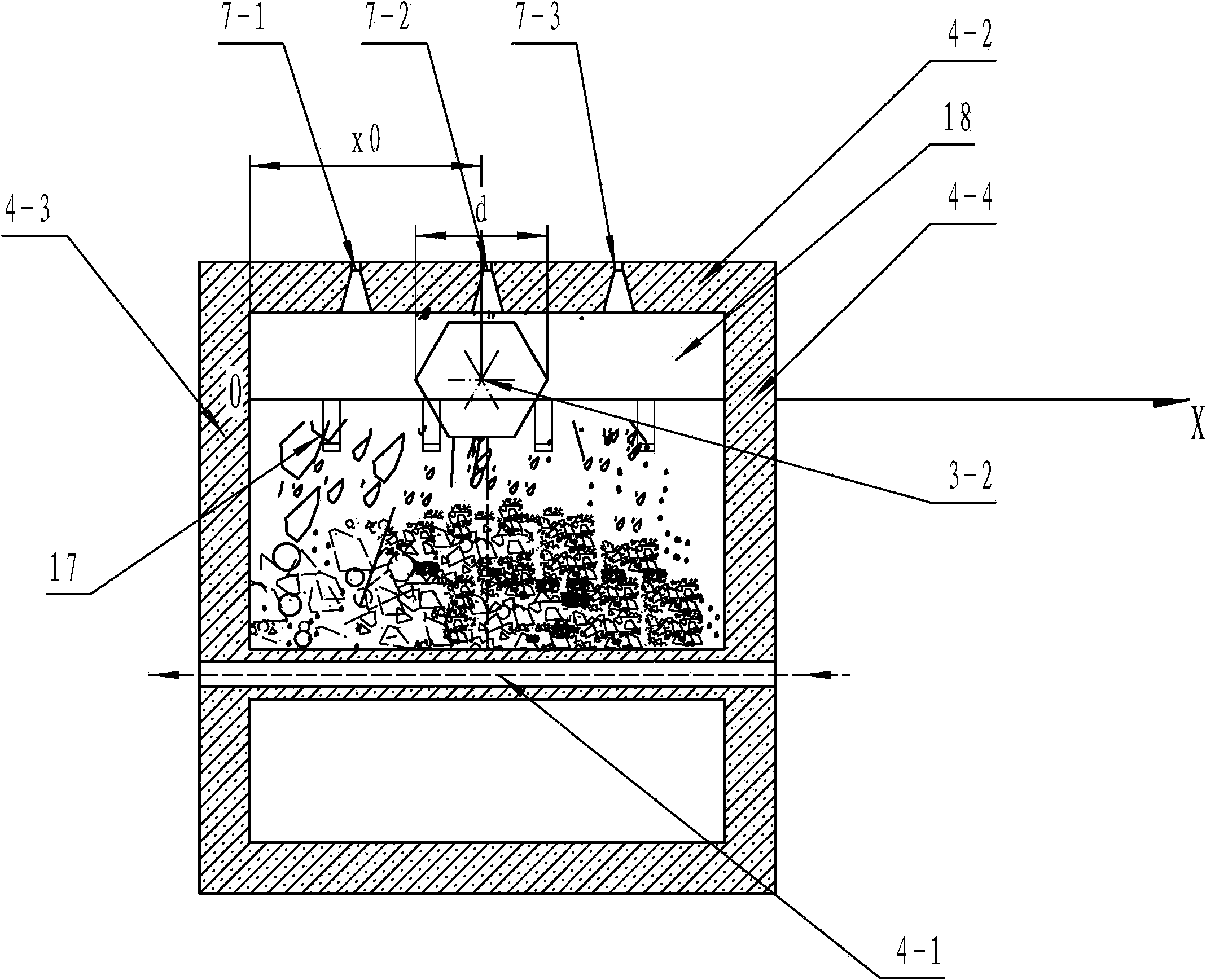 Sliding belt cooling machine