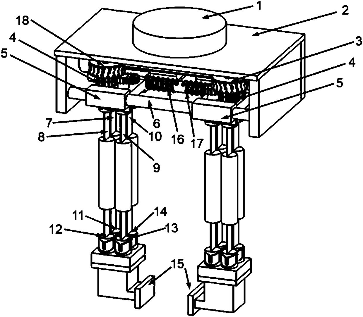 Variable-rigidity flexible grabbing device