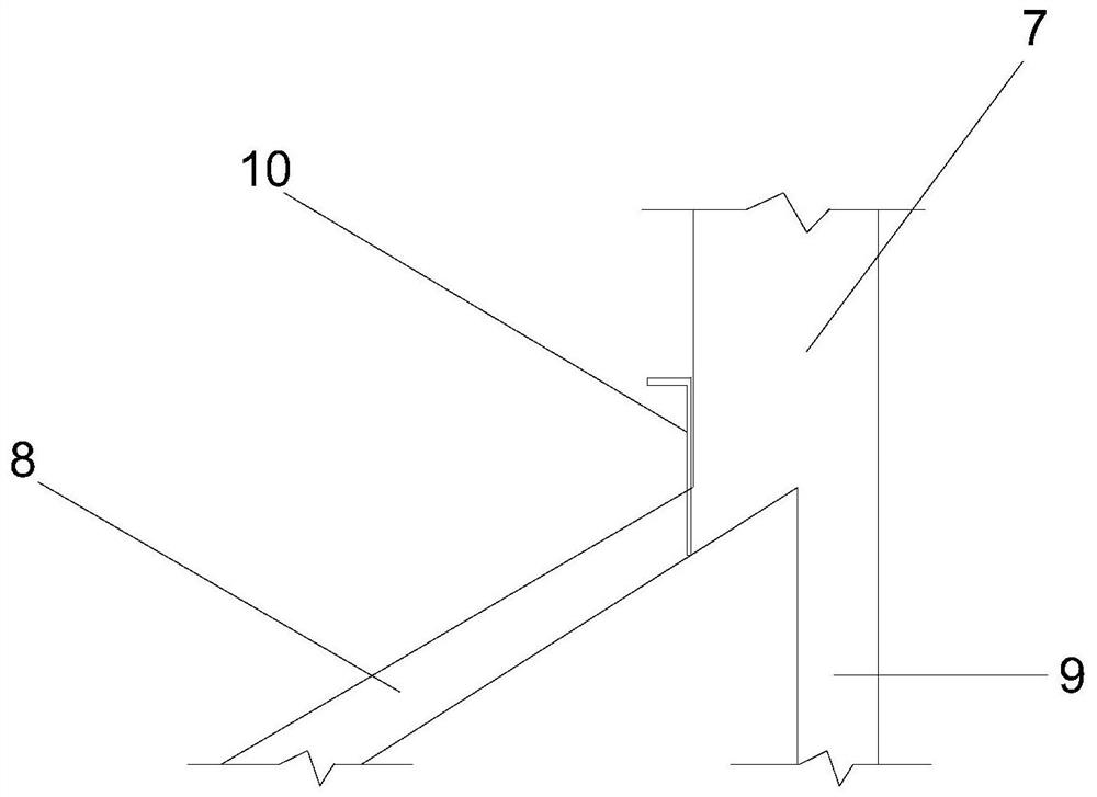 Circular water delivery tunnel wall window-by-window layered pouring system and construction method