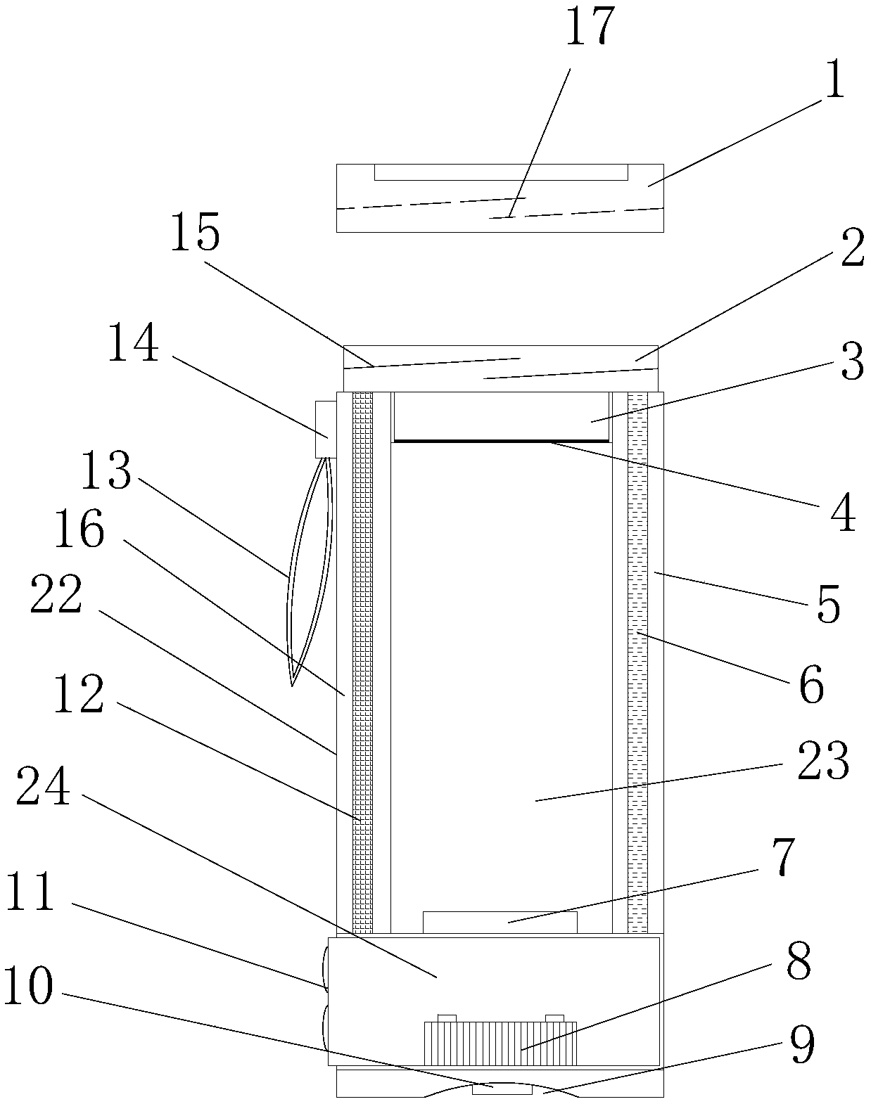 Sports water cup capable of automatically adjusting water temperature