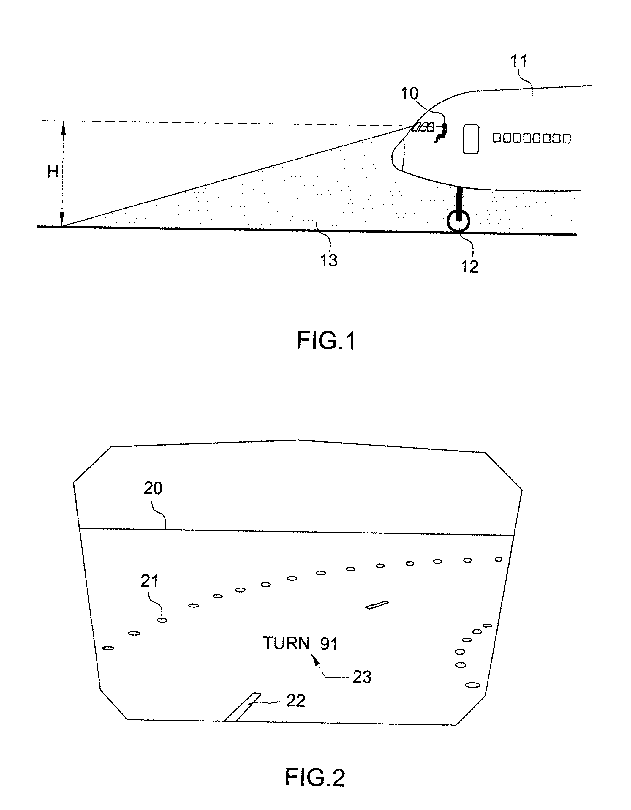 Guiding and taxiing assistance optoelectronic device for an aircraft having a dedicated symbology