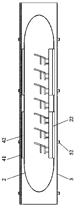 High-temperature superconductive vacuum pipeline traffic system with suspension and driving system arranged externally and smooth inner wall