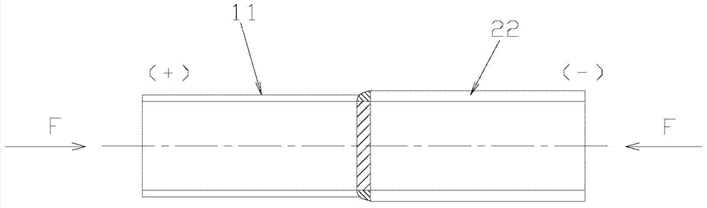 Flash welding method for dissimilar metal