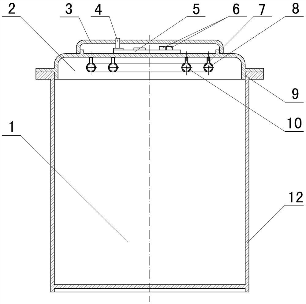 Domestic garbage sterilization and disinfection sanitary collection bucket