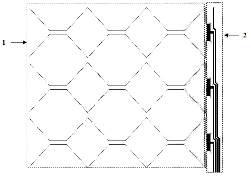 Graphical circuit structure, manufacturing method thereof and application thereof