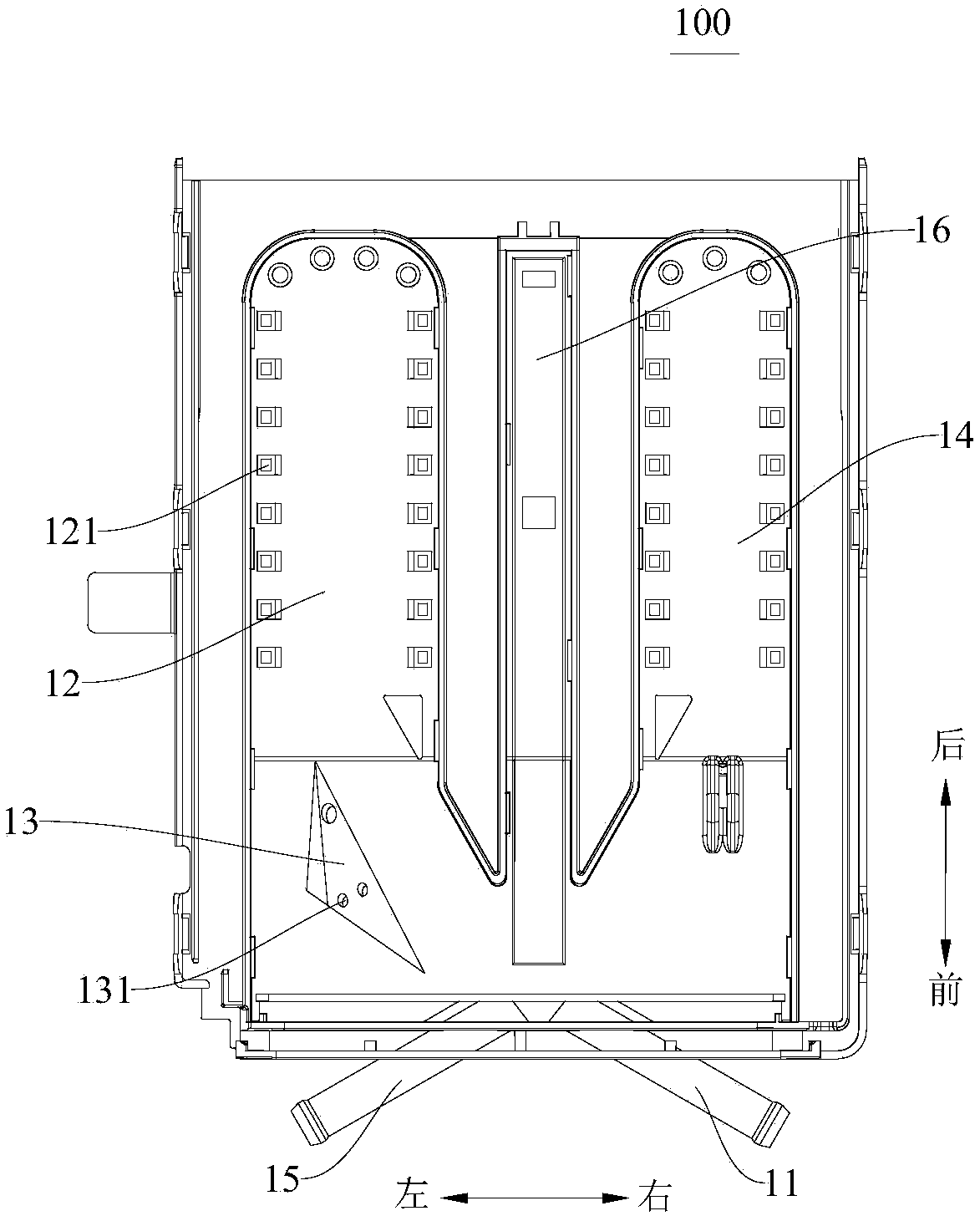 Dissolving box assembly of washing machine and washing machine with same