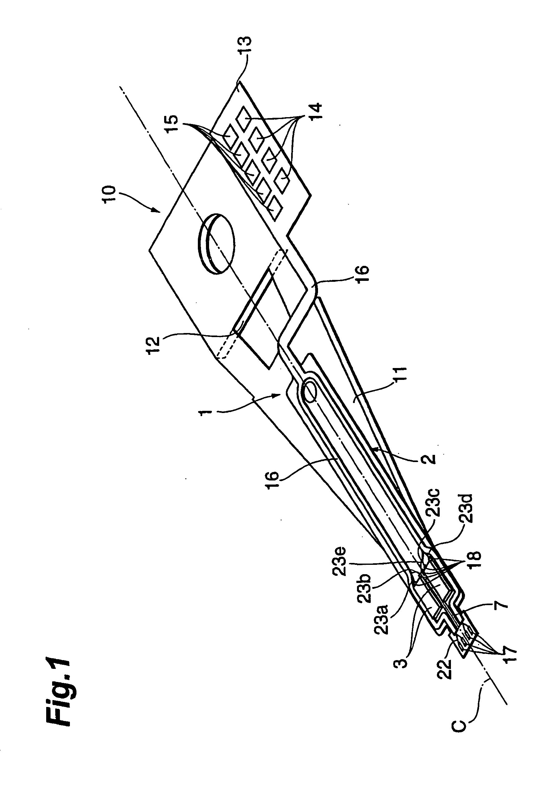 Flexure, suspsension, and head gimbal assembly