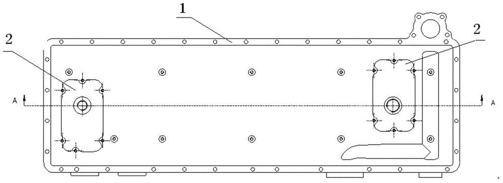 Oil bottom case structure with enhanced oil return function