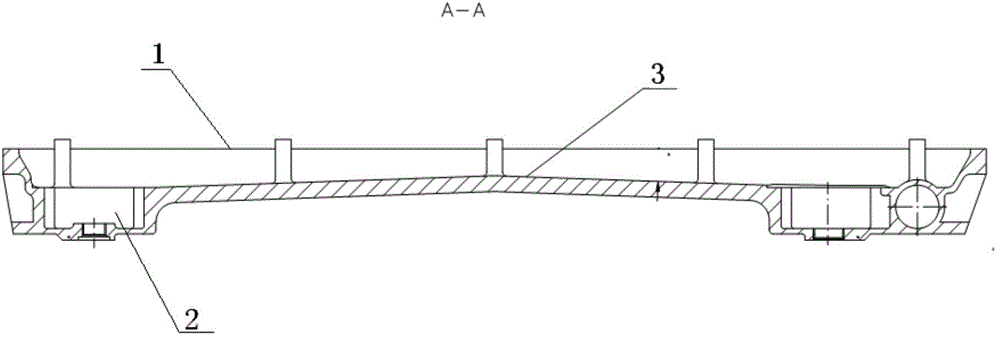 Oil bottom case structure with enhanced oil return function