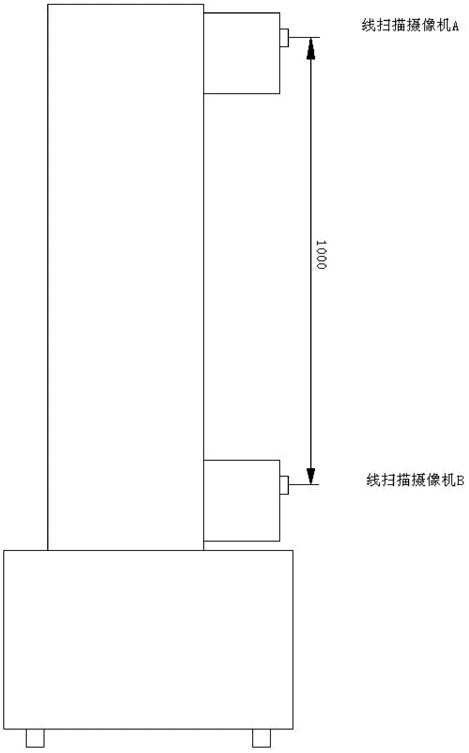 Dynamic distance measuring system based on binocular line scan cameras