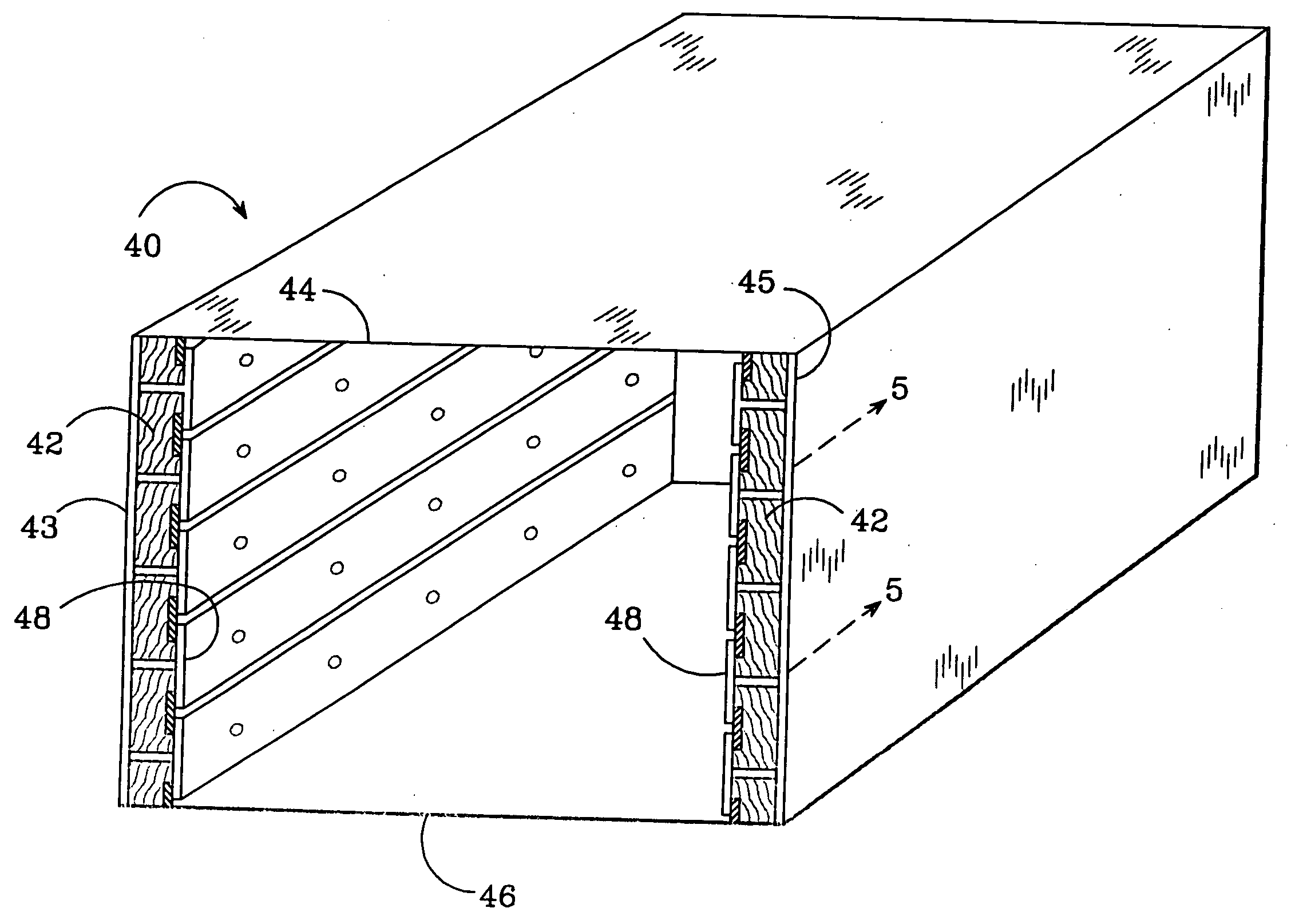 Phase shifting waveguide and module utilizing the waveguides for beam phase shifting and steering