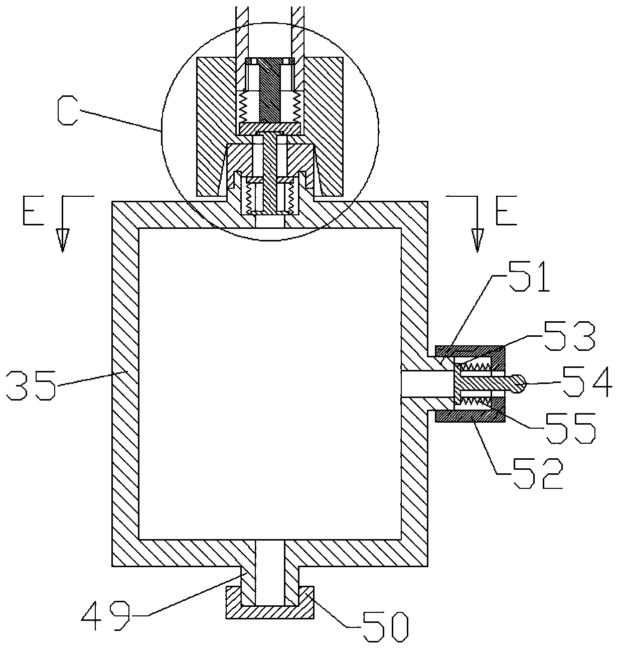 Negative pressure vacuum drainage ostomy bag